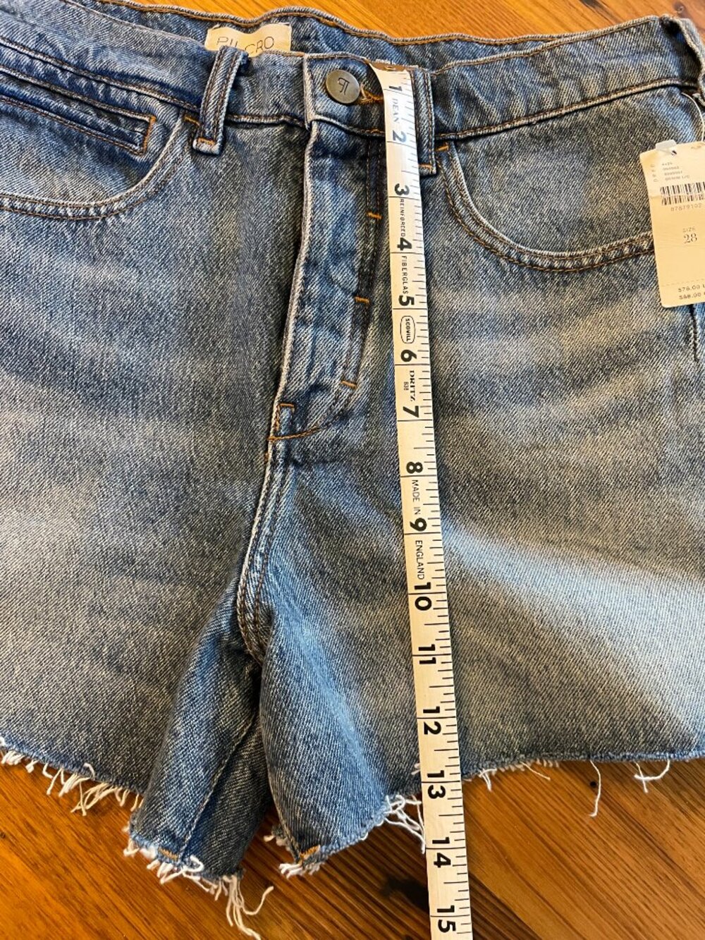 Pilcro jean shorts, size 28, NWT - Picture 9 of 10